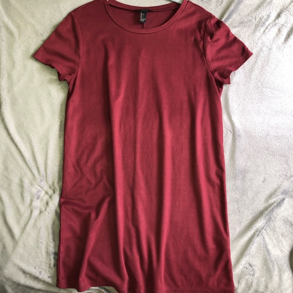 Forever 21 Maroon Dress - Picture 1 of 3